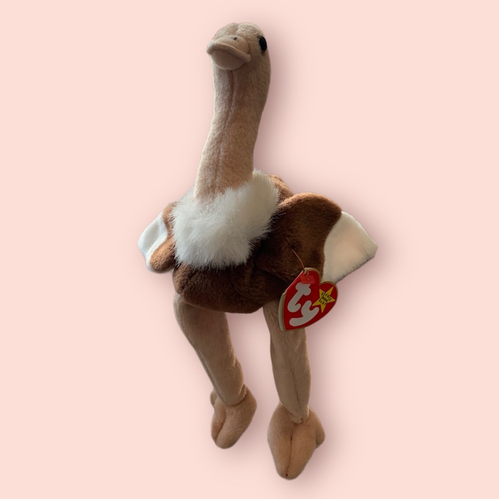 TY Beanie Baby – STRETCH the Ostrich 1997 Rare And Retired Collection